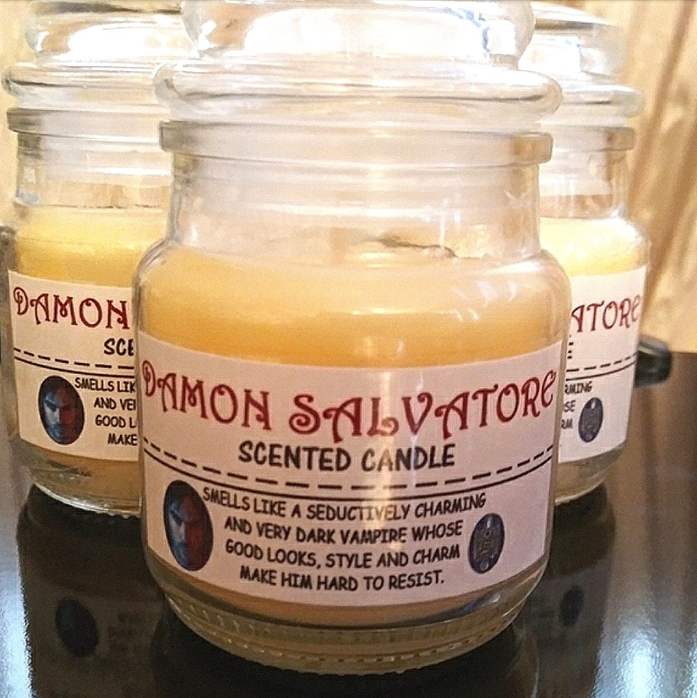Damon Salvatore Vampire Diaries Scented Candle